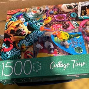 1500-piece Collage Time puzzle - Brand new in box